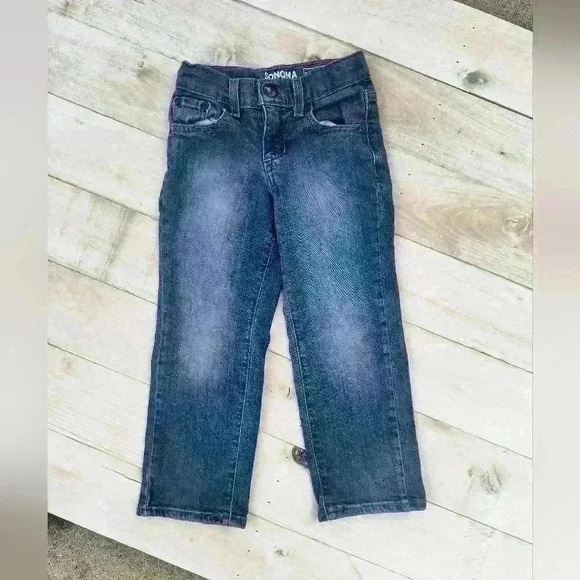 Sonoma Boys Relaxed Fit Denim Light Blue Jeans Size 4 Regular - Picture 1 of 5